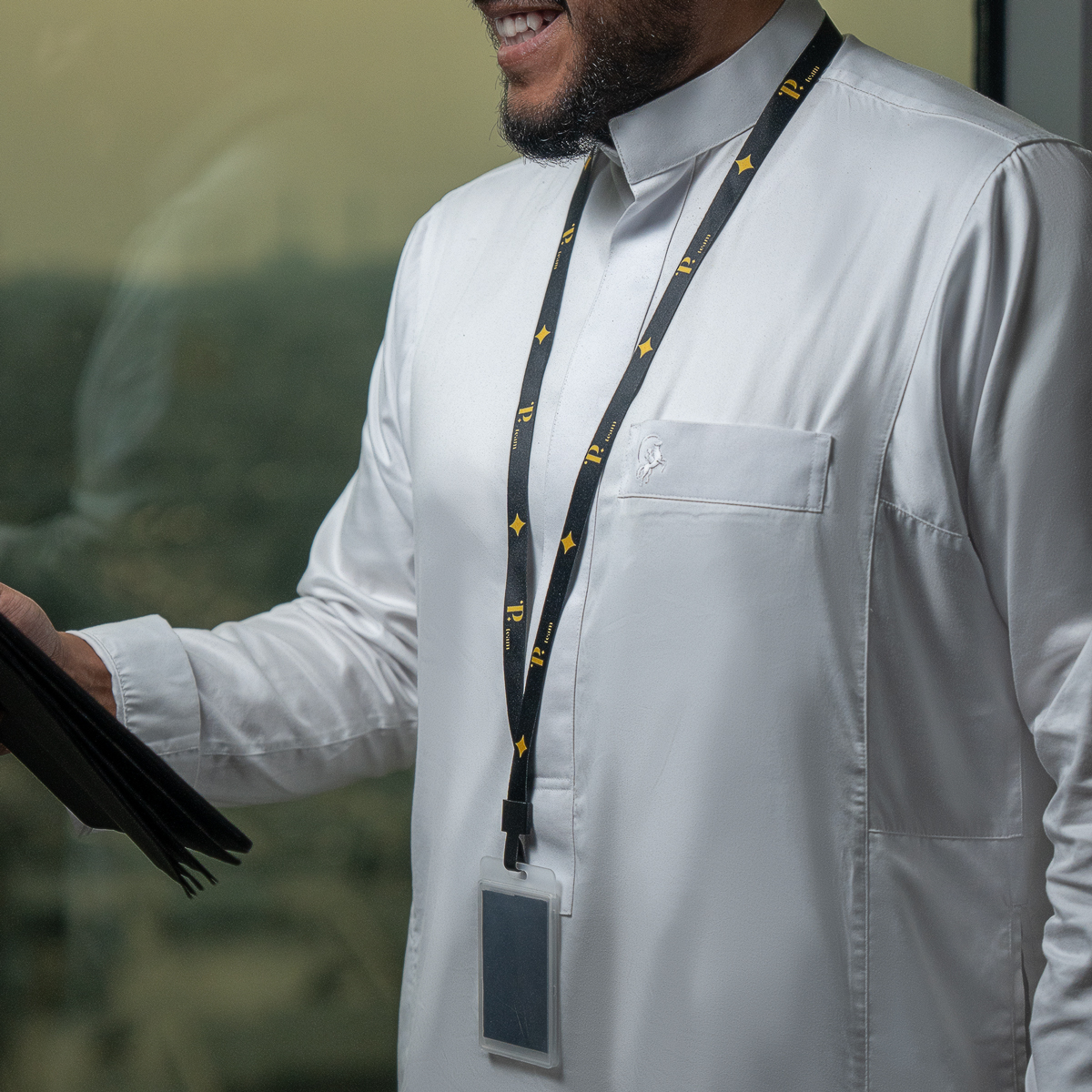 لينيارد – حامل بطاقة هوية طباعة مخصصة